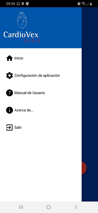 menu configuracion